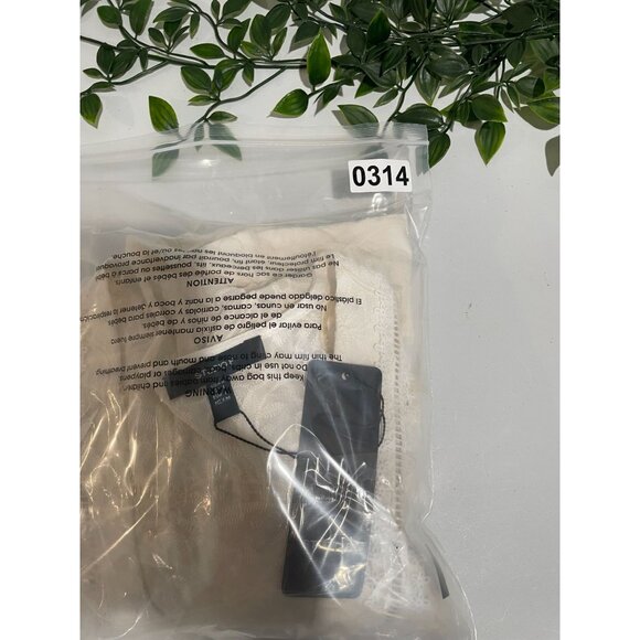 Studio F Ivory Lace Long Sleeve Tie Front Blouse With Embroidered Details Size M - Picture 15 of 16